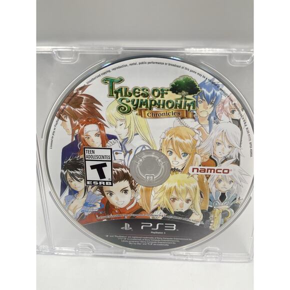 Tales of Symphonia: Chronicles (Sony PlayStation 3, PS3) Disc With Case - Picture 2 of 5